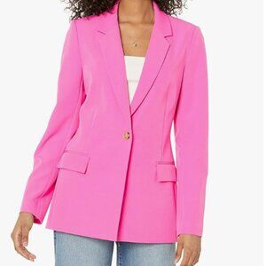 The Drop Women's Blake Long Blazer, Pink Blazer, Size XXL, NWT